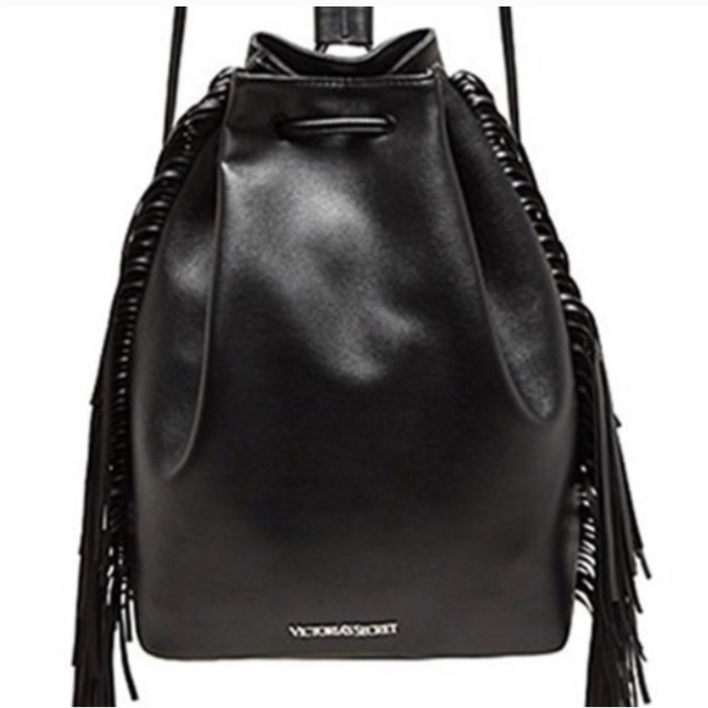 NWOT Victoria’s Secret Limited Edition Fringe Backpack/ Purse - Picture 10 of 10